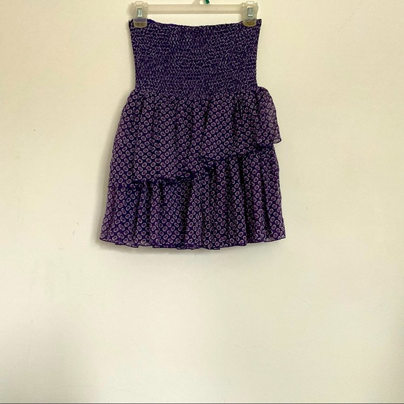 Maje Joumi floral purple skirt - Picture 1 of 2